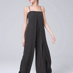 White House Black Market Satin Jumpsuit (NWT)